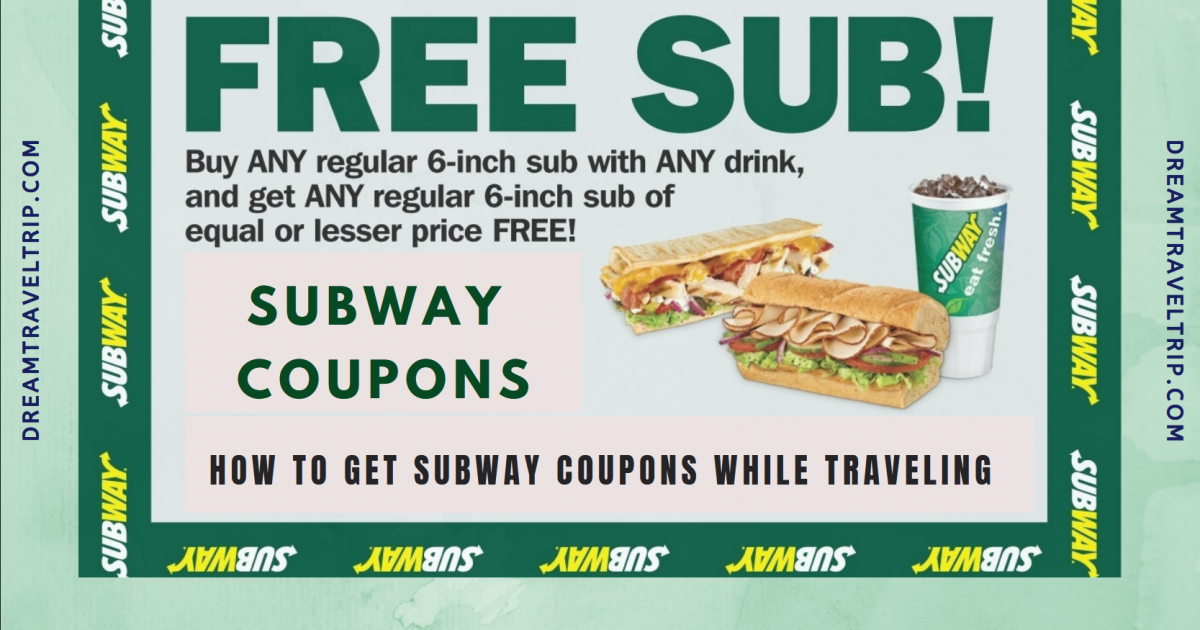 New Subway coupon codes! These coupons only work at some Subway restau, Subway